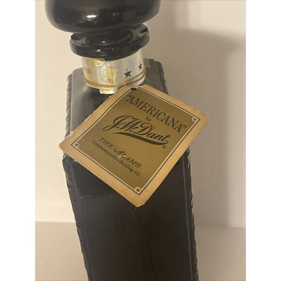 JW Dant Whiskey Decanter Alamo Vintage Americana 1969 EMPTY BOTTLE Read Descrip. - Picture 6 of 9